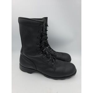 Vintage RO Search 9-89 Black Military Punk Grunge Combat Boots 80s Men's 7.5R